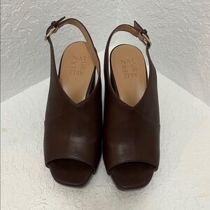 Naturalizer Women's Mason Sling Back Dark Brown Sandals
